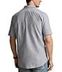 Polo Ralph Lauren Big & Tall Short Sleeve Oxford Woven Shirt, Color:Slate - Image 2
