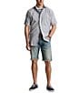 Polo Ralph Lauren Big & Tall Short Sleeve Oxford Woven Shirt, Color:Slate - Image 3