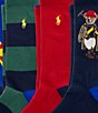 Polo Ralph Lauren Big & Tall Society Bear Socks 6-Pack - Image 2