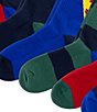 Polo Ralph Lauren Big & Tall Society Bear Socks 6-Pack - Image 3