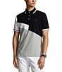 Color:Polo Black Multi - Image 1 - Big & Tall Soft Cotton Short-Sleeve Polo Shirt