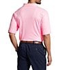 Color:New Carmel Pink - Image 2 - Big & Tall Soft Cotton Short Sleeve Polo Shirt