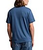 Color:Clancy Blue - Image 2 - Big & Tall Soft Cotton Short Sleeve T-Shirt