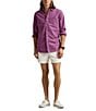 Polo Ralph Lauren Big & Tall Solid Garment-Dye Oxford Long Sleeve Woven Shirt, Color:Tea Rose - Image 3