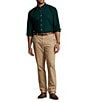 Polo Ralph Lauren Big & Tall Solid Garment-Dye Oxford Long Sleeve Woven Shirt, Color:Moss Agate - Image 3