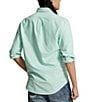 Color:Classic Kelly - Image 2 - Big & Tall Solid Oxford Long Sleeve Woven Shirt
