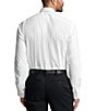 Color:White - Image 2 - Big & Tall Solid Oxford Performance Stretch Long-Sleeve Woven Shirt