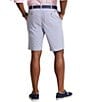 Color:Blue Seersucker - Image 2 - Big & Tall Stretch Classic Fit 9.5#double; and 10.5#double; Inseam Seersucker Shorts