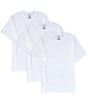 Color:White - Image 1 - Big & Tall Stretch Classic Fit Crew 3-Pack Tees