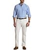 Polo Ralph Lauren Big & Tall Striped Stretch Poplin Long Sleeve Woven Shirt, Color:Canvas Blue/White - Image 3