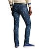Color:Maines Stretch - Image 2 - Big & Tall Tapered Leg Embroidered Pony Stretch Jeans