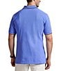 Polo Ralph Lauren Big & Tall Tipped Mesh Short Sleeve Polo Shirt, Color:Harbor Island Blue - Image 2