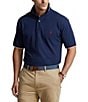 Color:Newport Navy - Image 1 - Big & Tall Tipped Mesh Short-Sleeve Polo Shirt
