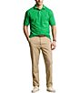 Color:Preppy Green - Image 3 - Big & Tall Tipped Mesh Short-Sleeve Polo Shirt