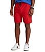 Color:RL 2000 Red - Image 1 - Big & Tall Traveler Classic Fit Allover Pony 6.5#double; Inseam and 7.5#double; Inseam Swim Trunks