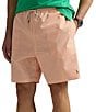 Polo Ralph Lauren Big & Tall Traveler Seersucker Stripe 6.5#double; Inseam and 7.5#double; Inseam Swim Trunks, Color:Classic Peach - Image 1