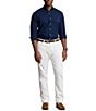 Color:Deckwash White - Image 3 - Big & Tall Varick Slim Straight Garment-Dyed Jeans