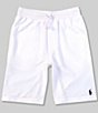 Color:White - Image 1 - Big Boys 8-20 Athletic Mesh Shorts