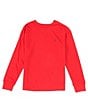 Color:RL 2000 Red - Image 1 - Big Boys 8-20 Long Sleeve Jersey Crew Neck T-Shirt
