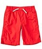 Color:RL 2000 Red - Image 1 - Big Boys 8-20 Lightweight Parachute Rugby Twill Shorts