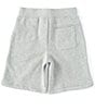 Color:Dark Sport Heather - Image 2 - Big Boys 8-20 Mid-Rise Brushed Fleece Pull-On Shorts