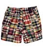 Color:Multi - Image 2 - Big Boys 8-20 Prepster Patchwork Madras Shorts