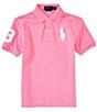 Polo Ralph Lauren Big Boys 8-20 Short Sleeve Big Pony Mesh Polo Shirt