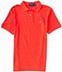 Color:Reef Red - Image 1 - Big Boys 8-20 Short-Sleeve Classic-Fit Mesh Polo Shirt