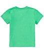 Color:Classic Kelly - Image 2 - Big Boys 8-20 Short Sleeve Color Changing Logo Jersey T-Shirt