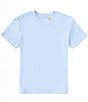 Color:Blue Hyacinth - Image 1 - Big Boys 8-20 Short Sleeve Crewneck Jersey T-Shirt