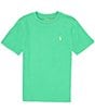 Color:Classic Kelly - Image 1 - Big Boys 8-20 Short Sleeve Crewneck Jersey T-Shirt