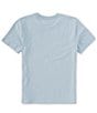 Color:Alpine Blue - Image 2 - Big Boys 8-20 Short Sleeve Crewneck Jersey T-Shirt