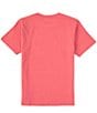Color:Pale Red - Image 2 - Big Boys 8-20 Short Sleeve Crewneck Jersey T-Shirt