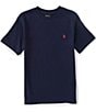 Color:Cruise Navy - Image 1 - Big Boys 8-20 Short Sleeve Essential T-Shirt