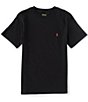 Color:Polo Black - Image 1 - Big Boys 8-20 Short Sleeve Essential T-Shirt