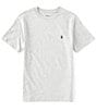 Color:Andover Heather - Image 1 - Big Boys 8-20 Short Sleeve Essential T-Shirt