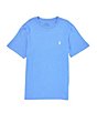 Color:Harbor Island Blue - Image 1 - Big Boys 8-20 Short-Sleeve Jersey Tee
