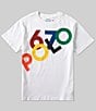 Color:White - Image 1 - Big Boys 8-20 Short-Sleeve Logo Jersey T-Shirt