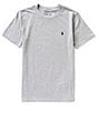 Color:Steel Heather - Image 1 - Big Boys 8-20 Short Sleeve Signature Jersey T-Shirt