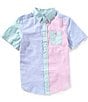 Polo Ralph Lauren Big Boys 8-20 Short-Sleeve Striped Seersucker Fun Shirt, Color:Multi - Image 1