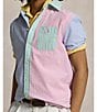 Polo Ralph Lauren Big Boys 8-20 Short-Sleeve Striped Seersucker Fun Shirt, Color:Multi - Image 5