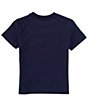 Color:Cruise Navy - Image 2 - Big Boys 8-20 Short Sleeve U.S. Flag Graphic T-Shirt