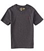 Color:Dark Grey Heather - Image 1 - Big Boys 8-20 Short-Sleeve V-Neck Jersey Tee