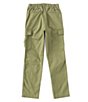 Color:Army Olive - Image 2 - Big Boys 8-20 Slim Stretch Twill Cargo Pants