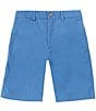 Color:Nimes Blue - Image 1 - Big Boys 8-20 Straight Fit Flex Abrasion Twill Shorts