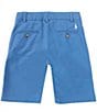 Color:Nimes Blue - Image 2 - Big Boys 8-20 Straight Fit Flex Abrasion Twill Shorts