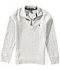 Polo Ralph Lauren Big Boys Long Sleeve Estate Rib Quarter Zip Pullover - Image 1