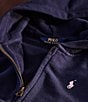 Color:French Navy - Image 3 - Big Girls 7-16 French Terry Hoodie Jacket