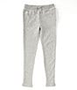 Color:Grey Heather - Image 1 - Big Girls 7-16 French Terry Legging