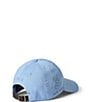 Polo Ralph Lauren Big Pony Contrasting Athletic Twill Cap, Color:Chambray Blue - Image 2